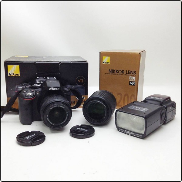 Nikon  D5300 18-55 VR Ⅱ Kit F3.5-5.6 F4-5.6 カメラ レンズ NEEWER 750Ⅱニコン用 スピードライト 買取致しました。