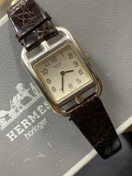 HERMES エルメス 腕時計 ケープコッド クォーツ シルバー925 買取致しました。
