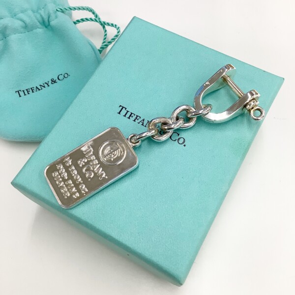 TIFFANYu0026Co. ティファニー インゴットプレート キーホルダー SV925 シルバー 999 FINE SILVER買取致しました。 |  土岐市、可児市のリサイクル | モンドプラス