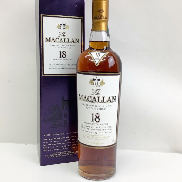 MACALLAN マッカラン 18年 ウイスキー 1992年 買取致しました。 | 土岐 