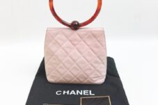 CHANEL スエード ワンハンドルミニバッグ ハンドバッグ 4番台 ピンクカラー  買取致しました。