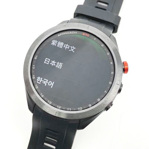 GARMIN アプローチ Approach S70 47mm 010-02746-22 フラッグシップゴルフGPSウォッチ ブラック 中古 ※簡易動作確認済 買取致しました。