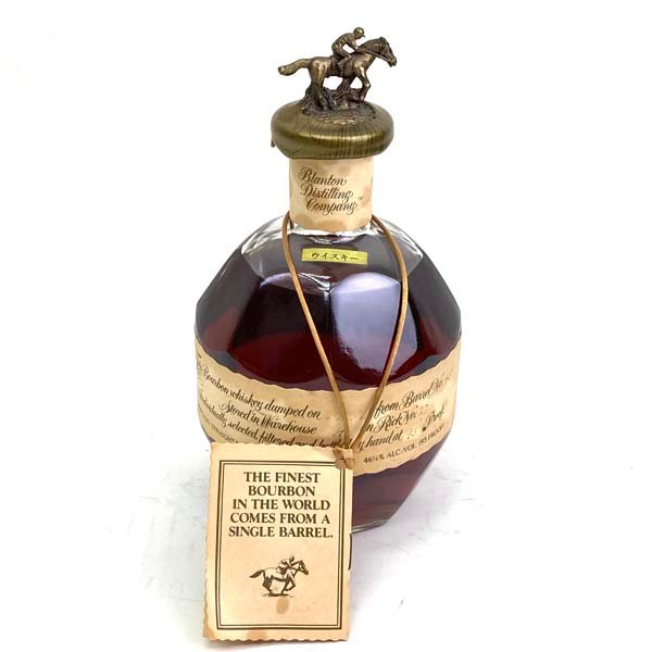 Blanton’s ブラントン シングルバレル バーボンウイスキー 買取致しました。