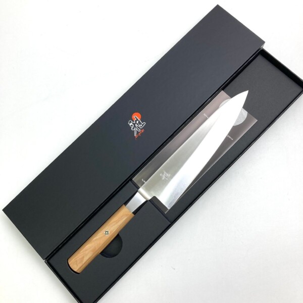 雅 MIYABI 4,000FC bg 牛刀20cm シェフナイフ ダマカラス *未使用品 買取致しました。