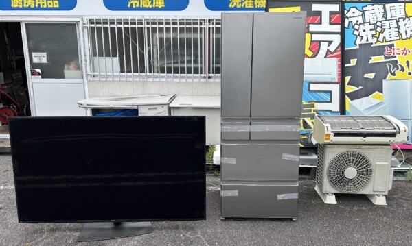 出張買取~岐阜県多治見市~エアコン・テレビ・冷蔵庫買取致しました。