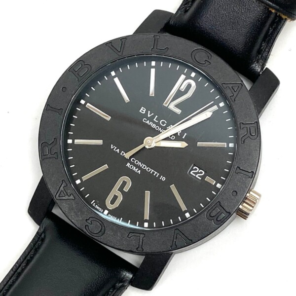 BVLGARI BB40CL カーボン3針 デイト 1884 買取致しました。