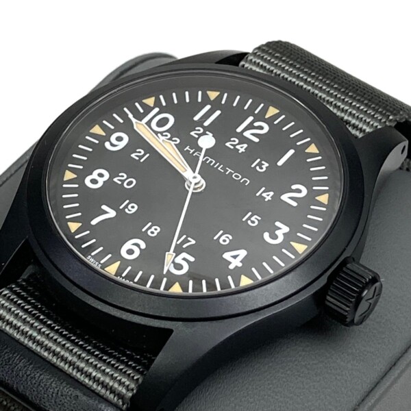 HAMILTON ハミルトン カーキ フィールド Mechanical 手巻き 腕時計 38mm H69409930 替ベルト付き 買取致しました。