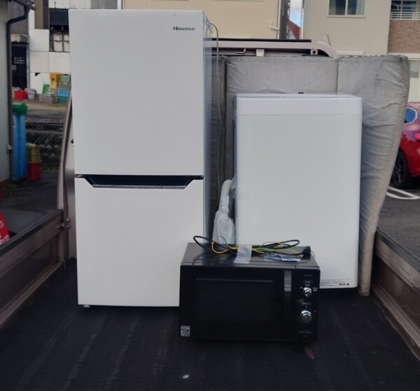 出張買取~岐阜県恵那市~冷蔵庫・洗濯機・電子レンジ買取致しました。