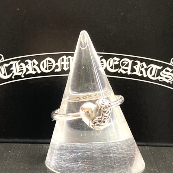 CHROME HEARTS クロムハーツ BUBBLEGUM HEART SML RING SV925 シルバーリング 14号 バブルガム ハート 買取致しました。