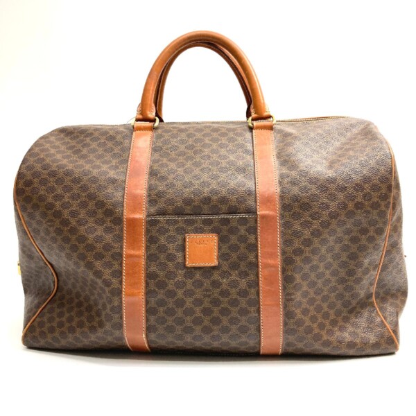 CELINE セリーヌ マカダム柄 ボストンバッグ MC98/2 買取致しました。~ちぎれてても大丈夫！~