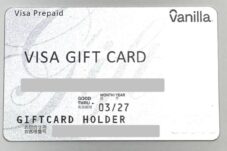 VISA Vanilla ギフトカード 買取致しました。
