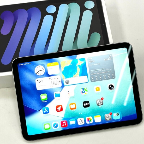 Apple アップル iPad mini(A17 Pro) Wi-Fi MXNA3J/A 256GB バッテリ:100% スペースグレイ カバー付属 買取致しました。