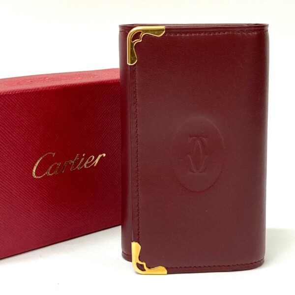 Cartier カルティエ マストドゥ 3つ折り 6連 キーケース マストライン 未使用保管品 買取致しました。
